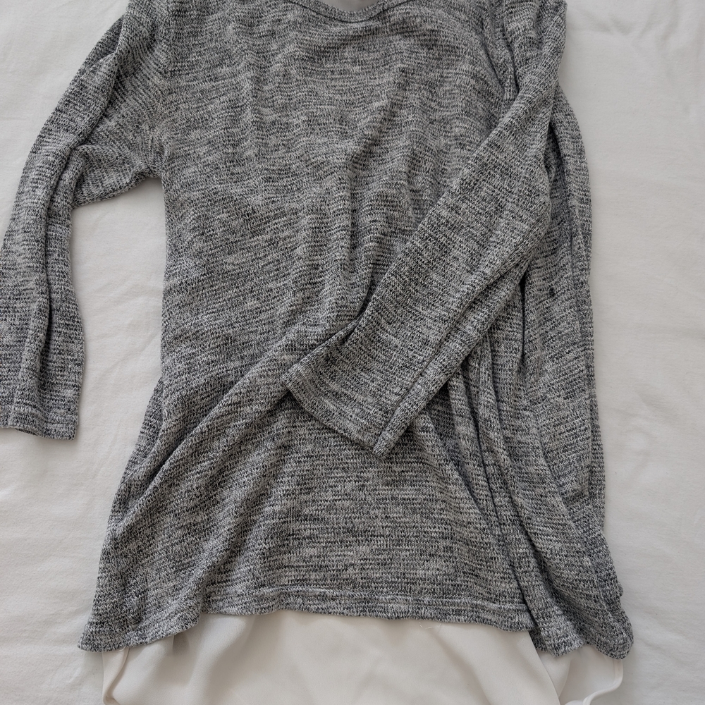 Gray Women's Knit Top